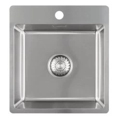 Caressi Einbauspüle Basic Line CABL37KR15 41 X 45 Cm Edelstahl