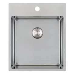 Caressi Einbauspüle Basic Line CABLPP40KR10 44 X 52 Cm Edelstahl