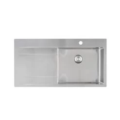 Caressi Einbauspüle CAPPABR Und ABL CAPP50 100 X 52 Cm Edelstahl