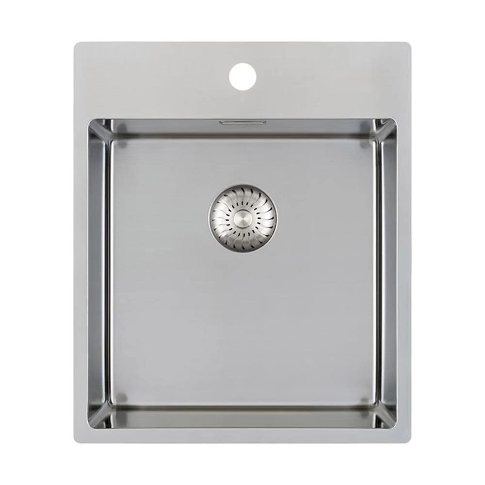 Caressi Einbauspüle CAPPR10 CAPP40KR10 44 X 52 Cm Edelstahl 3 Caressi Einbauspüle CAPPR10 CAPP40KR10 44 X 52 Cm Edelstahl