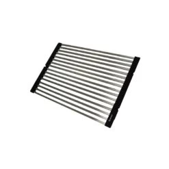 Caressi Rollmatte CAFDMBK Edelstahl, Einfassung Schwarz