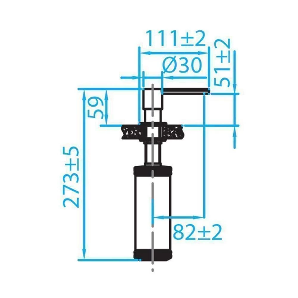 Caressi Spülmittelspender / Seifenspender 4 Caressi Spülmittelspender / Seifenspender – Bild 2