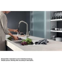 Dornbracht Einhebelmischer Sync H=420 Mm | Pull-down Mit Brausefunktion -Machen Sie es mit der Küchenspüle. dornbracht einhebelmischer sync h420 mm pull down mit brausefunktion4