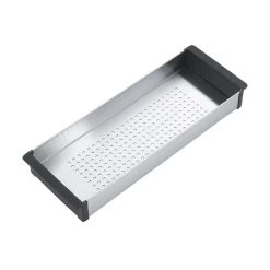 Franke Abtropfbecken Edelstahl Mit Synthetischem Rand, 156 X 419 X 53 Mm