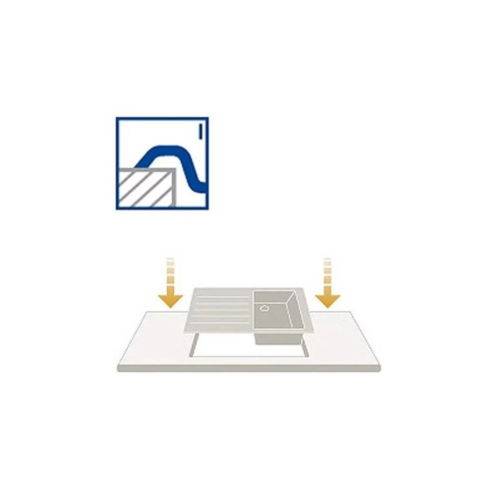 Franke Einbaubecken Bell BCX 610-51 Edelstahl 6 Franke Einbaubecken Bell BCX 610-51 Edelstahl – Bild 4