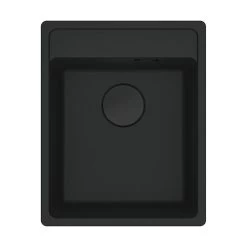 Franke Einbaubecken Maris MRG 210-37 A Fragranit Flächenbündig Einbaubar, Black Matt - Black Collection