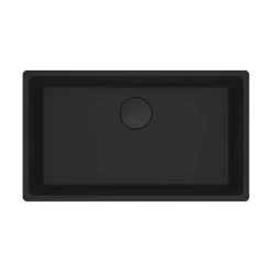 Franke Einbaubecken Maris MRG 210-72 Fragranit Flächenbündig Einbaubar, Black Matt - Black Collection
