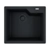 Franke Einbaubecken Urban UBG 610-56 Fragranit Black Matt - Black Collection, Drehknopfventil -Machen Sie es mit der Küchenspüle. franke einbaubecken urban ubg 610 56 fragranit black matt black collection drehknopfventil