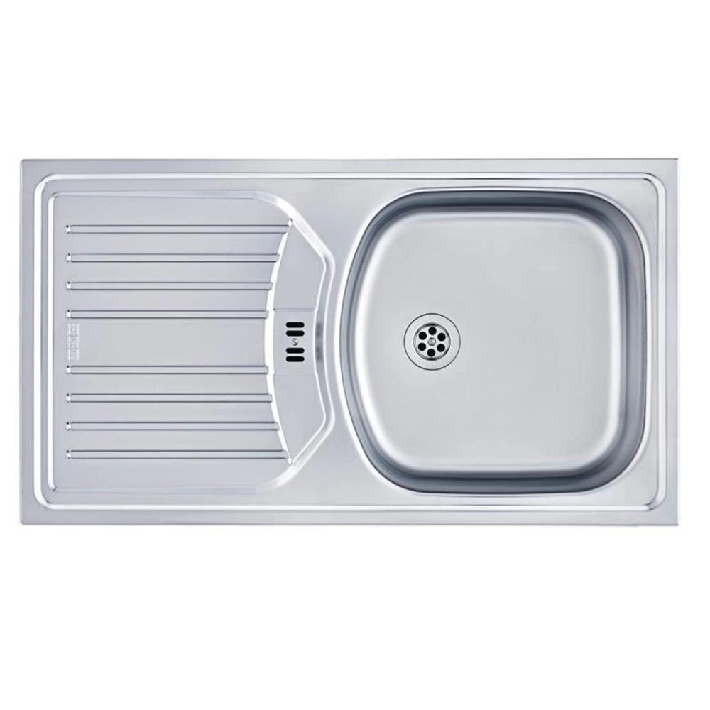 Franke Einbauspüle Eurostar ETN 614 NOVA Edelstahl Seidenmatt Stopfenventil 3 Franke Einbauspüle Eurostar ETN 614 NOVA Edelstahl Seidenmatt Stopfenventil