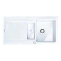 Franke Einbauspüle Maris MRK 651-100 Fraceram, Druckknopfventil