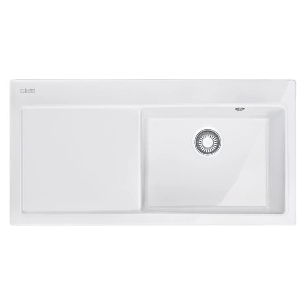 Franke Einbauspüle Mythos MTK 611-100 Fraceram, Druckknopfventil 3 Franke Einbauspüle Mythos MTK 611-100 Fraceram, Druckknopfventil