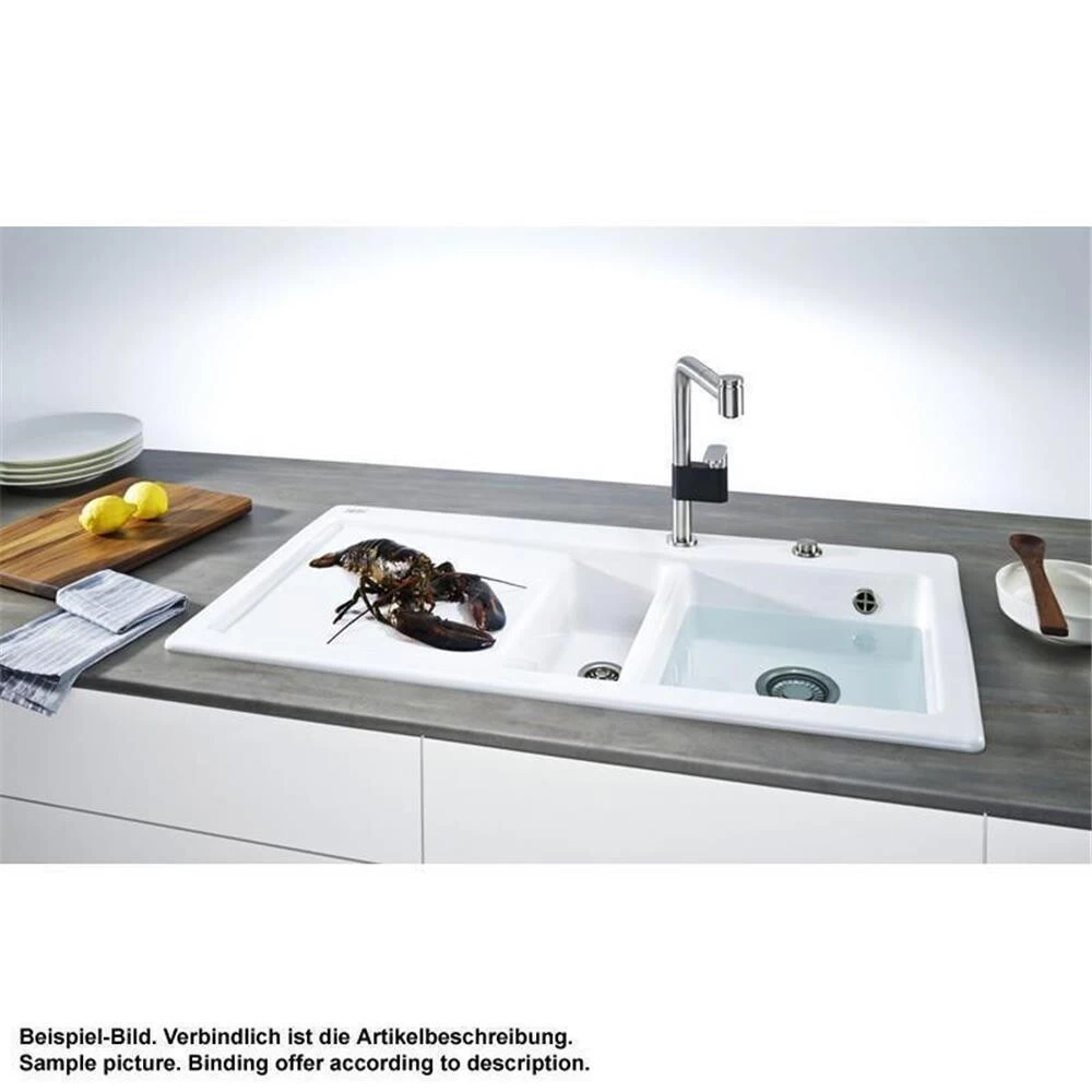 Franke Einbauspüle Mythos MTK 651-100 Fraceram, Druckknopfventil 4 Franke Einbauspüle Mythos MTK 651-100 Fraceram, Druckknopfventil – Bild 2