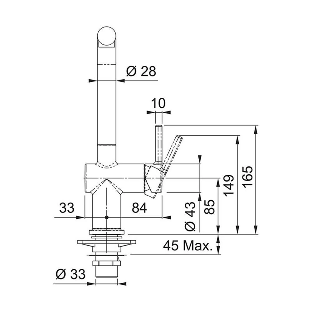 Franke Küchenarmatur Active L Window Festauslauf Hochdruck Oberfläche Chrom 8 Franke Küchenarmatur Active L Window Festauslauf Hochdruck Oberfläche Chrom – Bild 6