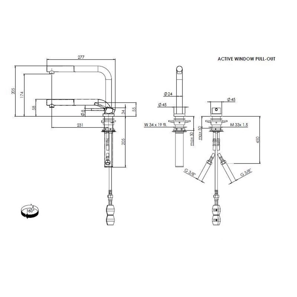 Franke Küchenarmatur Active Window Zugauslauf Chrom | Hochdruck 5 Franke Küchenarmatur Active Window Zugauslauf Chrom | Hochdruck – Bild 3