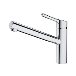 Franke Küchenarmatur Orbit Mit Ausziehbarem Auslauf Chrom Niederdruck