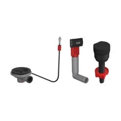 Franke Schwarzes Ventilset Mit Drehknopf Und Eckigem Überlauf