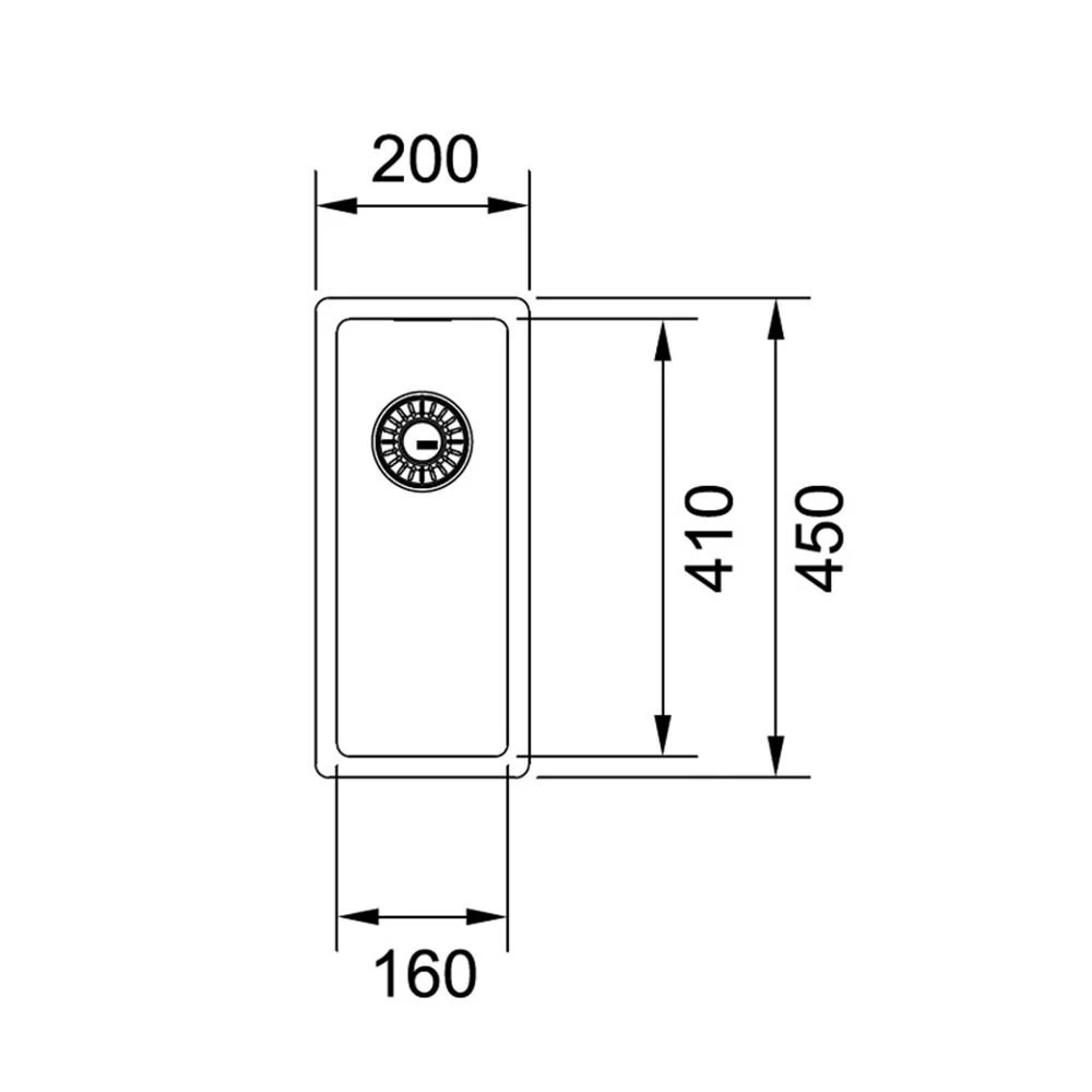Franke Unterbaubecken Box BXX 110-16 Edelstahl 4 Franke Unterbaubecken Box BXX 110-16 Edelstahl – Bild 2