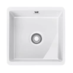 Franke Unterbaubecken Kubus KBK 110-40 Fraceram, Druckknopfventil