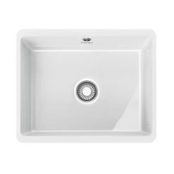 Franke Unterbaubecken Kubus KBK 110-50 Fraceram, Druckknopfventil