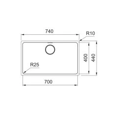 Franke Unterbaubecken Mythos MYX 110-70 Edelstahl Gebürstet -Machen Sie es mit der Küchenspüle. franke unterbaubecken mythos myx 110 70 edelstahl gebuerstet3
