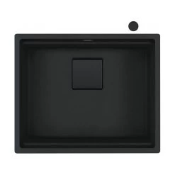 Franke Unterbauspüle Kubus 2 KNG 110-52 Fragranit Black Matt - Black Collection