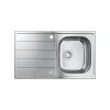 Grohe Einbauspüle K200 45-S 86/50 1.0 Rev, Edelstahl -Machen Sie es mit der Küchenspüle. grohe einbauspuele k200 45 s 86 50 10 rev edelstahl
