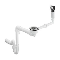 Hansgrohe D16-10 Manuelle Ab- Und Überlaufgarnitur Für Einzelbecken Für Hansgrohe Granitspülen