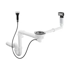 Hansgrohe D16-11 Automatische Ab- Und Überlaufgarnitur Für Einzelbecken Für Hansgrohe Granitspülen