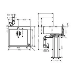 Hansgrohe Einbauspüle 450 Select Mit Küchenarmatur C71-F450-06 -Machen Sie es mit der Küchenspüle. hansgrohe einbauspuele 450 select mit kuechenarmatur c71 f450 063