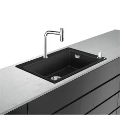 Hansgrohe Einbauspüle 660 Select Mit Küchenarmatur C51-F660-07 | Chrom
