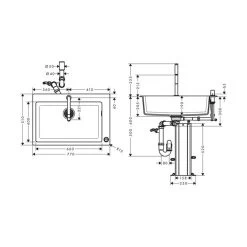Hansgrohe Einbauspüle 660 Select Mit Küchenarmatur C51-F660-07 | Chrom -Machen Sie es mit der Küchenspüle. hansgrohe einbauspuele 660 select mit kuechenarmatur c51 f660 07 chrom3