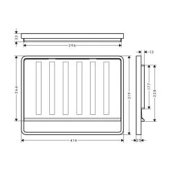 Hansgrohe Mobile Abtropffläche F17 | Edelstahl -Machen Sie es mit der Küchenspüle. hansgrohe mobile abtropfflaeche f17 edelstahl4