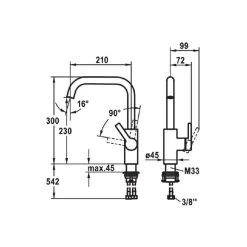 KWC Küchenarmatur Luna E6 Hochdruck -Machen Sie es mit der Küchenspüle. kwc kuechenarmatur luna e6 hochdruck3