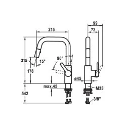 KWC Küchenarmatur Luna E7 Mit Ausziehbarem Auslauf Hochdruck 8 KWC Küchenarmatur Luna E7 Mit Ausziehbarem Auslauf Hochdruck -Machen Sie es mit der Küchenspüle. kwc kuechenarmatur luna e7 mit ausziehbarem auslauf hochdruck3