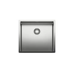 Naber Einbaubecken-Set Corno Piu PFU5 Edelstahl Mit Küchenarmatur Mio 3 Chrom Hochdruck