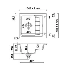 Naber Einbauspüle Keramik Flächenbündig Einbaubar PickUP F -Machen Sie es mit der Küchenspüle. naber einbauspuele keramik flaechenbuendig einbaubar pickup f4