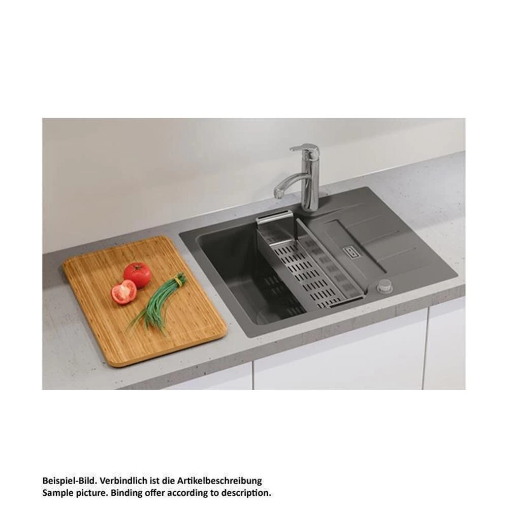 Naber Einbauspüle Keramik Flächenbündig LineUP 1F 4 Naber Einbauspüle Keramik Flächenbündig LineUP 1F – Bild 2