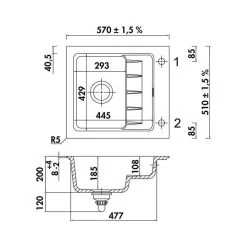 Naber Einbauspüle Keramik PickUP E -Machen Sie es mit der Küchenspüle. naber einbauspuele keramik pickup e4