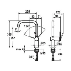 Naber KWC Küchenarmatur Livello 4E Fensterarmatur Edelstahl Hochdruck 7 Naber KWC Küchenarmatur Livello 4E Fensterarmatur Edelstahl Hochdruck -Machen Sie es mit der Küchenspüle. naber kwc kuechenarmatur livello 4e fensterarmatur edelstahl hochdruck3