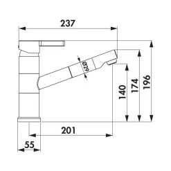 Naber SERVIZIO Küchenarmatur Lastra 2 Mit Ausziehbarem Auslauf -Machen Sie es mit der Küchenspüle. naber servizio kuechenarmatur lastra 2 mit ausziehbarem auslauf4