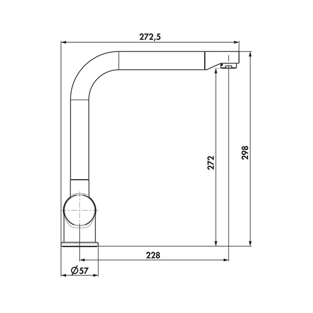 Naber Unterbauspülen-Set Singoli 600 Nagranit Nero Und Armatur Drive 1S Edelstahlfarbig/schwarz Hochdruck 5 Naber Unterbauspülen-Set Singoli 600 Nagranit Nero Und Armatur Drive 1S Edelstahlfarbig/schwarz Hochdruck – Bild 3