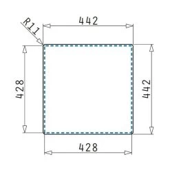 Pyramis Einbaubecken Astris Colora (40x40) 1 B -Machen Sie es mit der Küchenspüle. pyramis einbaubecken astris colora 40x40 1 b3