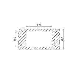 Pyramis Einbauspüle AMALTIA (79X50) 1B 1D -Machen Sie es mit der Küchenspüle. pyramis einbauspuele amaltia 79x50 1b 1d3
