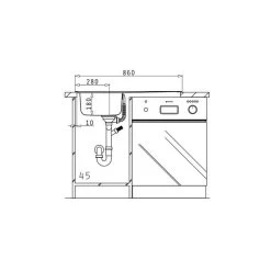 Pyramis Einbauspüle AMALTIA (86X50) 1B 1D -Machen Sie es mit der Küchenspüle. pyramis einbauspuele amaltia 86x50 1b 1d4