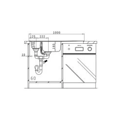 Pyramis Einbauspüle AMALTIA EXTRA (100X50) 1 1/2B1D -Machen Sie es mit der Küchenspüle. pyramis einbauspuele amaltia extra 100x50 1 1 2b1d4