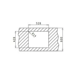 Pyramis Einbauspüle ASTRIS (50X40) 1B -Machen Sie es mit der Küchenspüle. pyramis einbauspuele astris 50x40 1b3