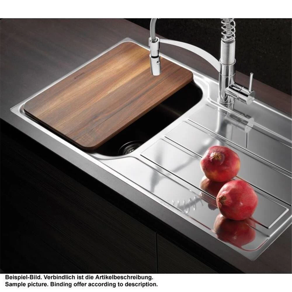 Pyramis Einbauspüle ATHENA (86 X 50) 1B 1D FB (Flachrand) Edelstahl Poliert 4 Pyramis Einbauspüle ATHENA (86 X 50) 1B 1D FB (Flachrand) Edelstahl Poliert – Bild 2