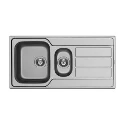 Pyramis Einbauspüle ATHENA EXTRA (100 X 50) 1 1/2B 1D FB Edelstahl Poliert