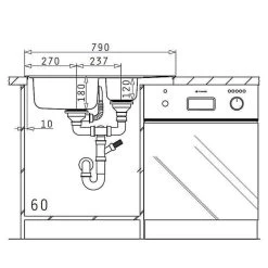 Pyramis Einbauspüle ATHENA EXTRA (79 X 50) 1 1/2B 1D Edelstahl Poliert -Machen Sie es mit der Küchenspüle. pyramis einbauspuele athena extra 79 x 50 1 1 2b 1d edelstahl poliert4