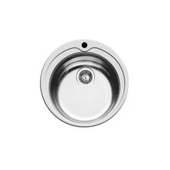 Pyramis Einbauspüle KIBA Einbauspüle, Edelstahl Glatt